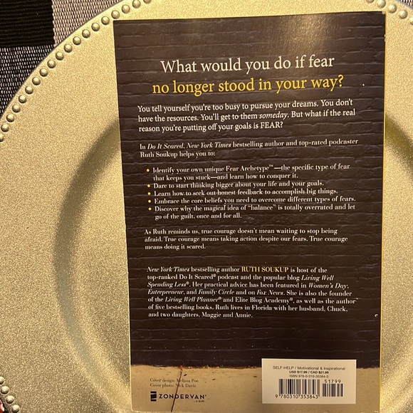 NEW UNREAD Book by RUTH SOUKUP, DO IT SCARED. - Picture 2 of 7